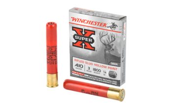 Winchester Ammunition, Super-X, 410 Gauge, 3", 0.25 oz., Slug, 5 Round Box