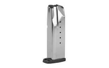Smith & Wesson, Magazine, 40 S&W, 14 Rounds, Fits SD, Stainless, Silver