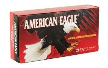 Federal, American Eagle, 380ACP, 95 Grain, Full Metal Jacket, 50 Round Box