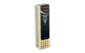 CCI Ammunition, Standard Velocity, 22LR, 40 Grain, Lead Round Nose, 100 Round Box