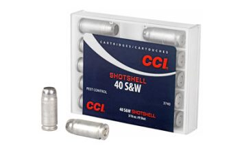 CCI Ammunition, Shotshell, 40S&W, 88 Grain, Shotshell, #9 Shot Size, 10 Round Box