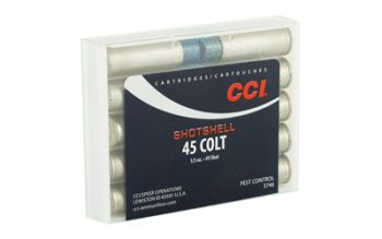 CCI Ammunition, Shotshell, 45LC, 150 Grain, Shotshell, #9 Shot Size, 10 Round Box