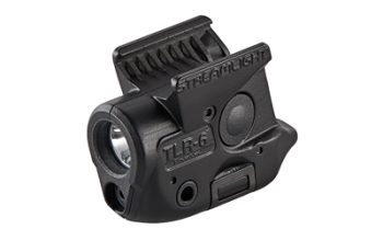 Streamlight, TLR-6, Tac Light w/laser, Sig P365, White LED and Red Laser, 100 Lumens, Includes 2 CR 1/3N Lithium Batteries, Black