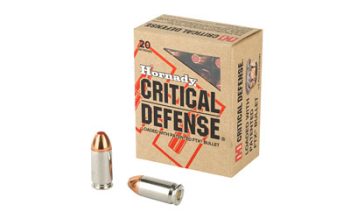Hornady, Critical Defense, 45ACP, 185 Grain, Flex Tip, 20 Round Box