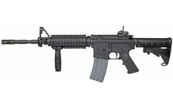 Colt's Manufacturing, LE6920 SOCOM, Semi-automatic Rifle, 223 Rem/556NATO, 16" 4150 CMV Barrel, Threaded 1/2X28, Matte Finish, Black, 4 Position Collapsible Stock, 30 Round, 1 Magazine