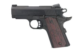 Colt's Manufacturing, Defender, Compact 1911, Semi-automatic, Metal Frame Pistol, 9MM, 3" Barrel, Alloy, Blued Finish, G10 Grips, Novak Nights Sights, 8 Rounds, 1 Magazine