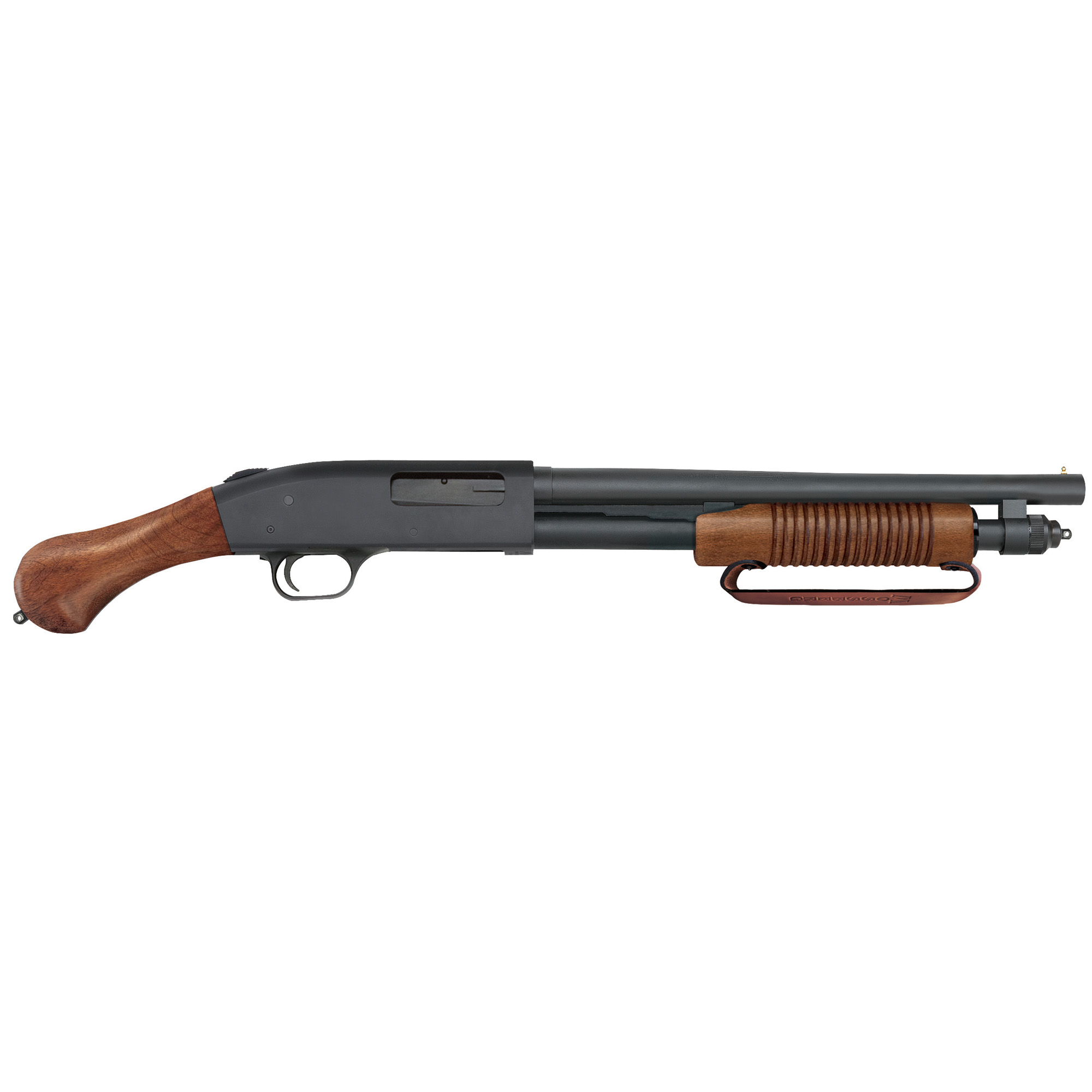 Mossberg, 590 Nightstick, TALO, Pump Action Shotgun, 20 Gauge, 3" Chamber, 14.375" Barrel, Black Finish, Wood Grip, 5 Round, 26.5" Overall Length, Bead Sight