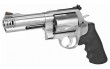 Smith & Wesson, Model 460XVR Revolver, Double/Single Action, Metal Frame Revolver, X-Frame, 460SW, 5" Barrel, Stainless Steel, Satin Finish, Silver, Rubber Grips, Adjustable Rear Sight, 5 Rounds