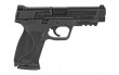 Smith & Wesson, M&P M2.0, Striker Fired, Semi-automatic, Polymer Frame Pistol, Full Size, 45 ACP, 4.6" Barrel, Armornite Finish, Black, Fixed Sights, Manual Thumb Safety, No Magazine Safety, 10 Rounds, 2 Magazines Warning