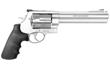 Smith & Wesson, Model 350 X-Frame Revolver, Double Action/Single Action, 350 Legend, 7.5" Ported Barrel, Fluted Cylinder, Stainless Steel, Satin Finish, Silver, Synthetic Grips, Red Ramp Front and Adjustable Rear Sights, 7 Rounds, Moon Clips Included