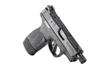 Smith & Wesson, M&P9 Shield Plus, Striker Fired, Semi-automatic, Polymer Framed Pistol, Micro-Compact, 9MM, 3.7" Barrel, Threaded 1/2X28, Armornite Finish, Black, Front Night Sight, Blacked Out Rear Sight, No Manual Safety, Optics Ready, 3 Magazines,