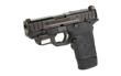 Smith & Wesson, Equalizer, Semi-automatic Pistol, Single Action Only Internal Hammer, Micro Compact, 9MM, 3.675" Barrel, Armornite Finish, Black, Optics Ready, Thumb Safety, 3 Dot Sights, 3 Magazines, (1)-10Rd, (1)-13Rd, (1)-15Rd, Includes Mounted Cr