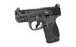 Smith & Wesson, M&P M2.0, Striker Fired, Semi-automatic, Polymer Frame Pistol, Compact, 9MM, 3.6" Barrel, Armornite Finish, Black, Optic Height Sights, Optics Ready, Thumb Safety, Flat Face Trigger with Integrated Trigger Safety, 15 Rounds, 2 Magazin