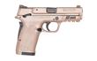Smith & Wesson, M&P 380 SHIELD EZ M2.0, Single Action Only Internal Hammer Fired, Semi-automatic Pistol, Polymer Frame Pistol, Micro-Compact, 380ACP, 3.675" Barrel, Cerakote Finish, Rose Gold, 3-Dot Sights, Manual Thumb Safety, 8 Rounds, 2 Magazines