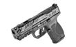 Smith & Wesson, M&P M2.0, Performance Center, Striker Fired, Semi-automatic, Polymer Framed Pistol, Compact, 9MM, 4.22" Ported Barrel, Armornite Finish, Gray, Front Night Sight, Blacked Out Rear Sight, No Manual Safety, Flat-Face Trigger, Interchange