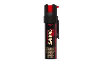 Sabre, Red Pepper Defense Gel, .75oz, Gel, Black Case Hard Color, Built-In Clip