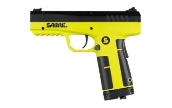 Sabre, Compact Pepper Launcher, Yellow, Includes Case