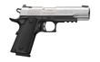 Browning, 1911-380 Stainless, Semi-automatic, Composite Framed Pistol, Full Size, 380 ACP, 4.25" Barrel, Matte Finish, Black Frame, Silver Stainless Steel Slide, 8 Rounds, 1 Magazine