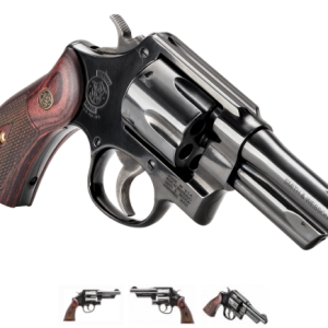 Smith & Wesson Model 20 .357 Magnum Revolver - 6 Rounds | 4" Barrel | Wood Grips | Blue/Black