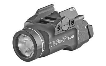 Streamlight, TLR-7 Sub Weaponlight, 500 Lumens, Black, For Sig P365/XL