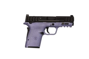 Smith & Wesson, Equalizer, Semi-automatic Pistol, Single Action Only Internal Hammer, Micro Compact, 9MM, 3.675" Barrel, Orchid Frame/Black slide, Optics Ready, Thumb Safety, 3 Dot Sights, 3 Magazines, 1-10Rd, 1-13Rd, 1-15Rd Mag