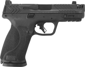 Smith & Wesson, M&P M2.0 Carry Comp, Semi-automatic, Polymer Framed, Compact, 9MM, 4.22" Ported Barrel, Armornite Finish, Gray, Amerigo Tall Sights, No Manual Safety, Flat-Face Trigger, 3-17rd/2-23rd magazines, Davidson's Excl.