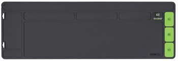 Breakthrough Clean BTSGMR Shield Mat Gray and Green PVC 35.88"x11.88"