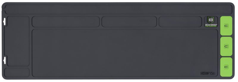 Breakthrough Clean BTSGMR Shield Mat Gray and Green PVC 35.88"x11.88"