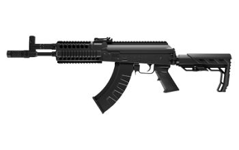 Crosman, AK1, CO2 Rifle, 4.5mm BB, 430 FPS, 16.5" Barrel, Matte Finish, Black, Plastic Stock, Plastic Grip, 28 Rounds, 1 Magazine