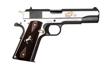 Colt's Manufacturing, Government Model, Texas Longhorn TALO, 1911 Classic, Semi-automatic, Metal Frame Pistol, Full Size, 45ACP, 5" Barrel, Steel Construction, Stainless Finish, 7 Rounds, 1 Magazine, High Polished Flats, High Polished Gold Hardware,