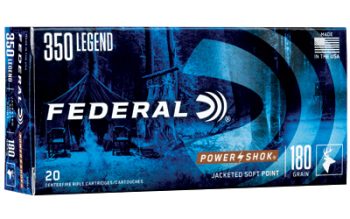 Federal, PowerShok, 350 Legend, 180 Grain, Soft Point, 20 Round Box
