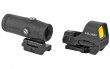 Holosun Technologies, HS510C Open Reflex Circle Dot Sight and HM3X Magnifier Combo Pack, Hard Case