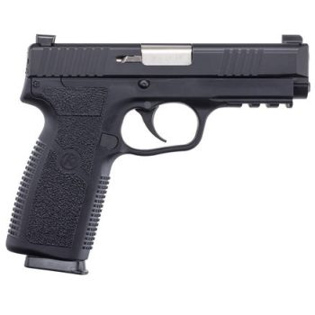 Kahr Arms TP90S94N TP9-2 9mm Luger Caliber with 4" Barrel, 8+1 Capacity, Black Finish Picatinny Rail Frame, Serrated Matte Black Stainless Steel Slide, Textured Polymer Grip & TruGlo Night Sights
