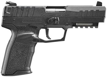 FN America, Five Seven MRD, Single Action Only, Semi-automatic, Polymer Frame Pistol, Full Size, 5.7X28MM, 4.8" Barrel, Matte Finish, Black, Stippled Textured Grip, Optic Ready, Adjustable Sights, Ambidextrous, 20 Rounds, 2 Magazines, Includes Ballis