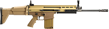 FN America, SCAR 17S NRCH, Semi-automatic Rifle, 308 Win/762NATO, 16" Barrel, Flat Dark Earth, Synthetic Stock, Adjustable Sights, 20 Rounds, Made in the U.S.A.