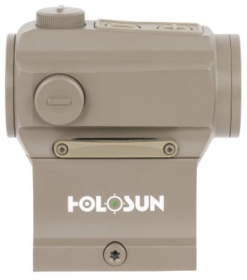 Holosun Technologies 403B, Reflex Sight, Dot Reticle, 2 MOA Green Dot, Aluminum Housing, Matte Finish, Flat Dark Earth, Solar with Internal Battery HE403B-GR-FDE