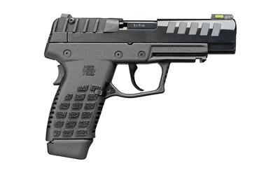 Kel-Tec, P15, Striker Fired, Semi-automatic, Polymer Frame Pistol, Compact, 9MM, 4" Barrel, Matte Finish, Black, Hi-Viz Fiber Optic Front Sight, Tritium Rear, 2 Magazines, (1)-15 Round & (1)-12 Rounds