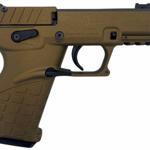 Kel-Tec, P17, Single Action, Semi-automatic, Polymer Frame Pistol, Compact, 22LR, 3.8" Barrel, Threaded Barrel, Burnt Bronze, Fiber Optic Front Sight, 16 Rounds, 3 Magazines