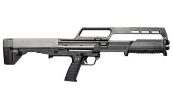 Kel-Tec, KSG, Pump Action Shotgun, 410 Bore, 3" Chamber, 18.5" Barrel, Matte Finish, Black, Synthetic Stock, Tactical Handguard with Rails, 7+7 Rounds