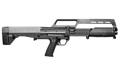 Kel-Tec, KSG, Pump Action Shotgun, 410 Bore, 3" Chamber, 18.5" Barrel, Matte Finish, Black, Synthetic Stock, Tactical Handguard with Rails, 7+7 Rounds