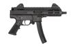 Military Arms Corporation, MAC IX, Semi-automatic, Steel Frame Pistol, 9MM, 6.5" Barrel, Black, Fixed Sights, 30 Rounds, 2 Magazines, Fixed Sights