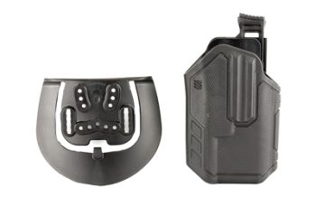BLACKHAWK, Omnivore L2 Multi-Fit Holster, Fits More Than 150 Styles of Semi-Automatic Handguns with Streamlight TLR 1 & 2, Thumb Activated Retention Mechanism, Level 2 Retention, Right Hand, Black