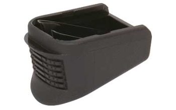 Pearce Grip, Grip Extension, Fits Glock Sub-Compact +3 9mm,+2 40 S&W,+1 45 GAP, Black