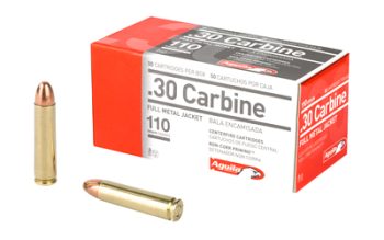 Aguila Ammunition, 30 Carbine, 110 Grain, Full Metal Jacket, 50 Round Box