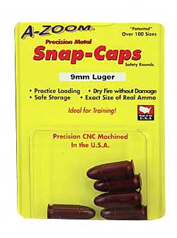 A-Zoom, Snap Caps, 9MM, 5 Pack