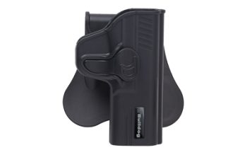 Bulldog Cases, Rapid Release Polymer Holster, Fits Taurus PT111, Right Hand, Polymer, Black