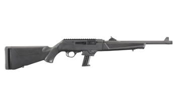 RUG*19100 PC CARBINE 9MM 16.12 TB/FLT BLKSYN 17R