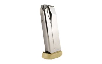 FN America, Magazine, 45ACP, 15 Rounds, Fits FNX, Stainless Steel, Flat Dark Earth