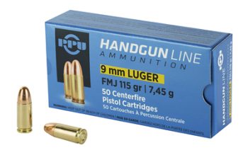 9MM 115GR FMJ 50RD PPU