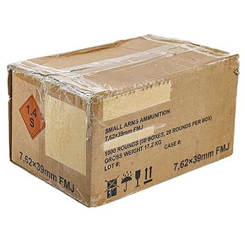 7.62X39 122GR FMJ 20RD